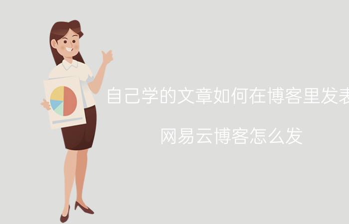 自己学的文章如何在博客里发表 网易云博客怎么发？